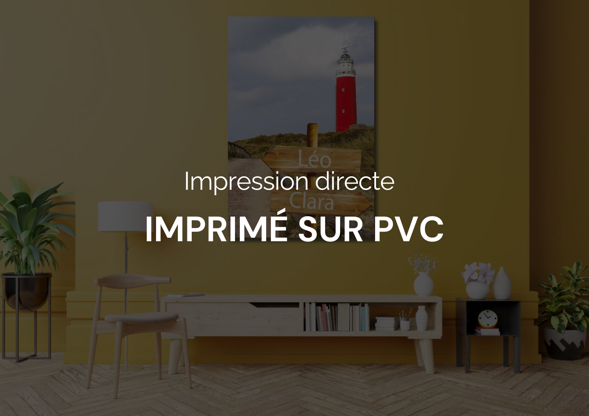 Impression sur PVC